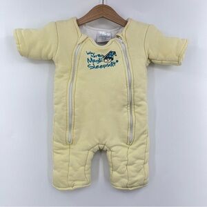 Magic Merlin 3-6mo sleep suit yellow small 0992 3-6 months (12-18 lbs)